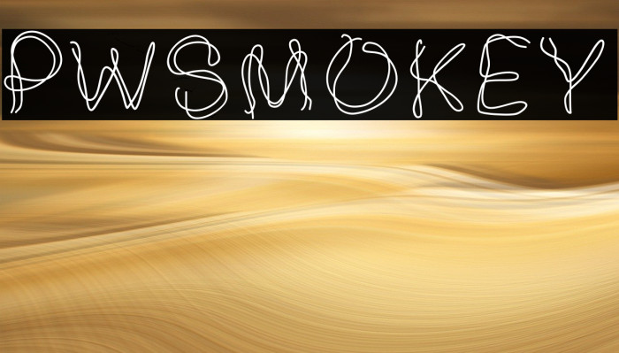 PWSmokey Font examples