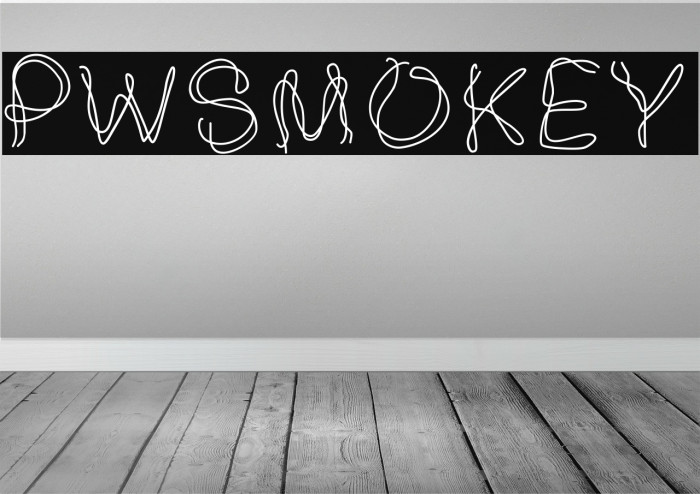 PWSmokey Font examples
