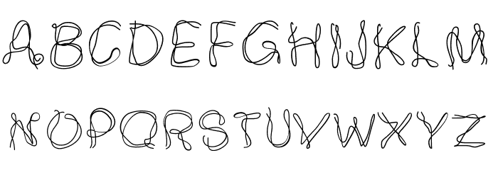 PWSmokey Font LOWERCASE