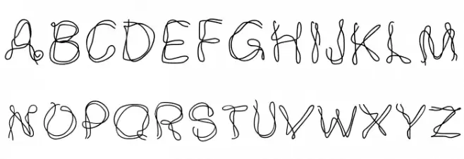 PWSmokey Font UPPERCASE