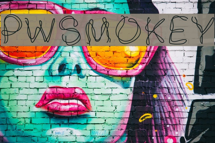 PWSmokey Font examples
