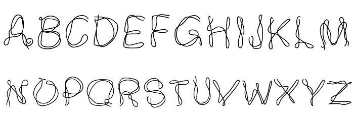 PWSmokey Font LOWERCASE
