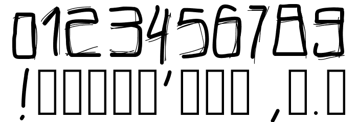 PWSquared Font OTHER CHARS