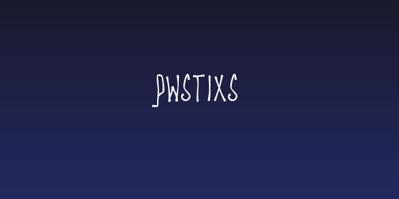 PWStixs Social Header