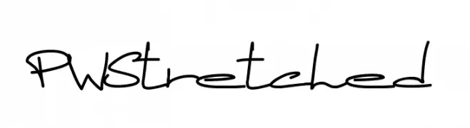 PWStretched  Descarca Fonturi Gratis