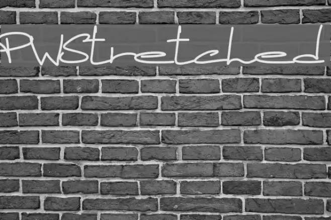 PWStretched Font examples