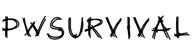PWSurvival  Frei Schriftart Herunterladen