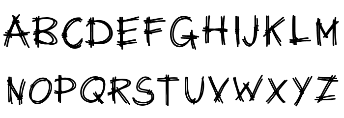 PWSurvival Font LOWERCASE