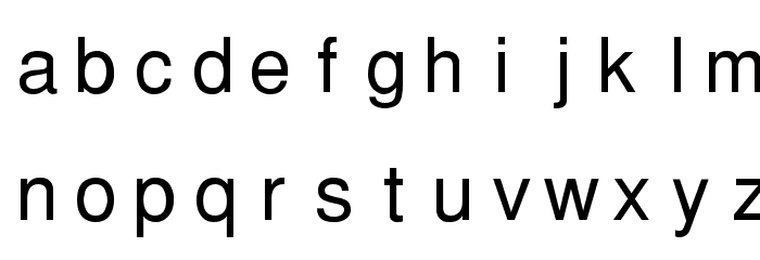 PWThaiMonospacedEG Font LOWERCASE