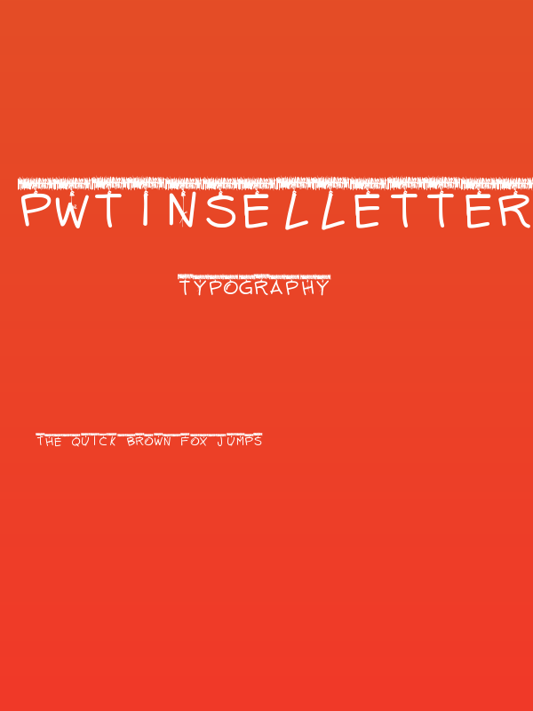 PWTinselLetters Poster
