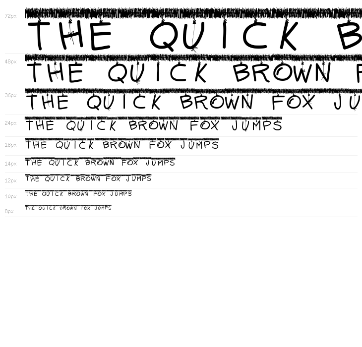 PWTinselLetters Waterfall