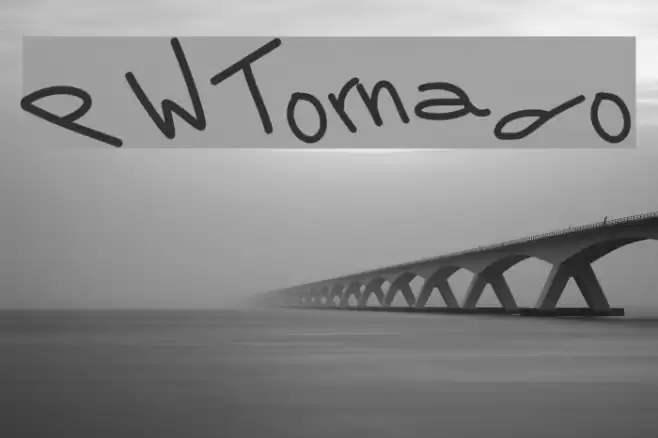 PWTornado Font examples