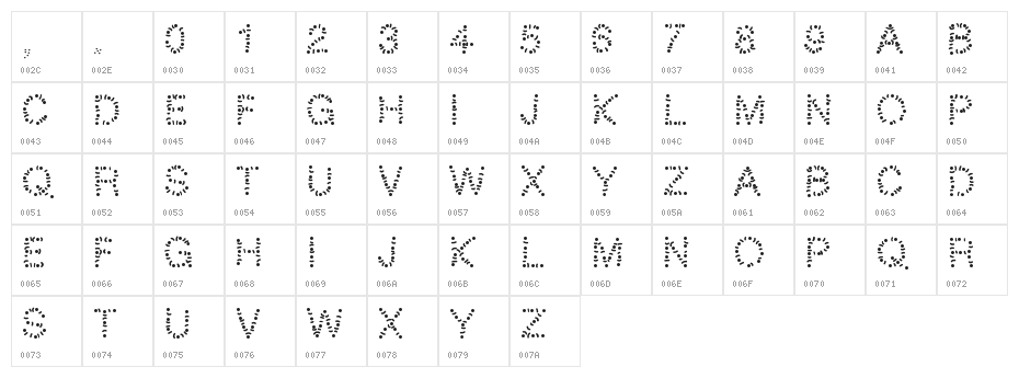PWTribe Character Map