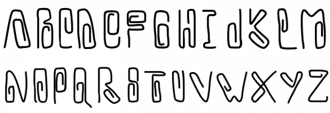 PWTrombone フォント 大文字