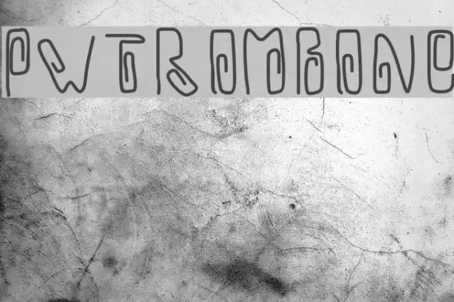 PWTrombone Font examples