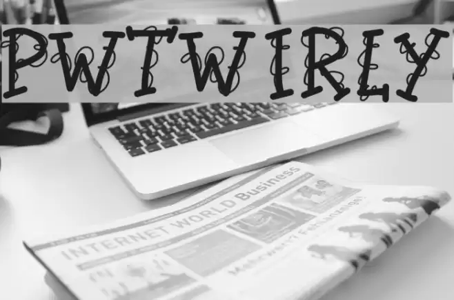 PWTwirly Font examples