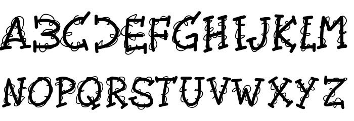 PWTwirly Font LOWERCASE