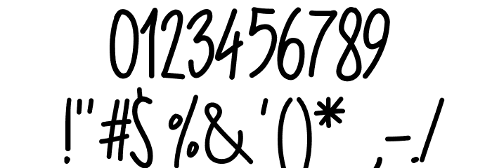 PWVerticalized Font OTHER CHARS