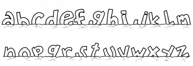 PWWORLDSEND2112 Font LOWERCASE