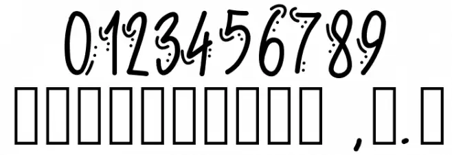 PWWhoops Font OTHER CHARS