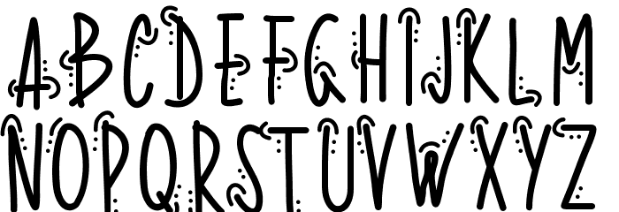 PWWhoops Font LOWERCASE