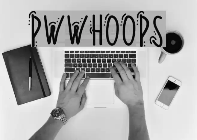 PWWhoops Font examples