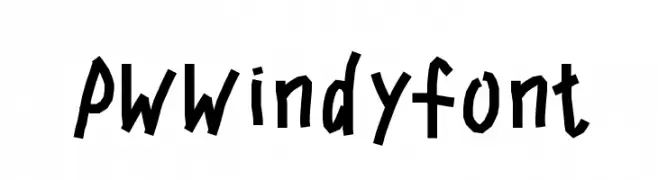 PWWindyfont  Frei Schriftart Herunterladen