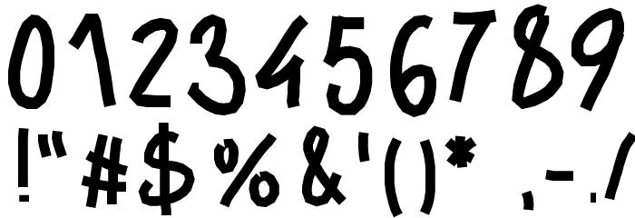 PWWindyfont Font OTHER CHARS