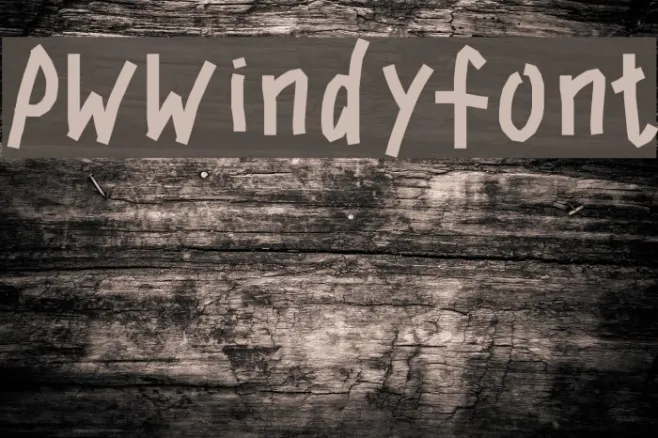 PWWindyfont Example 1