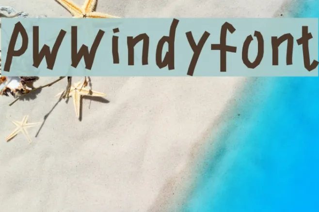 PWWindyfont Example 3