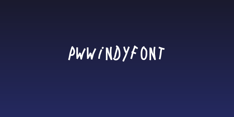 PWWindyfont Social Header