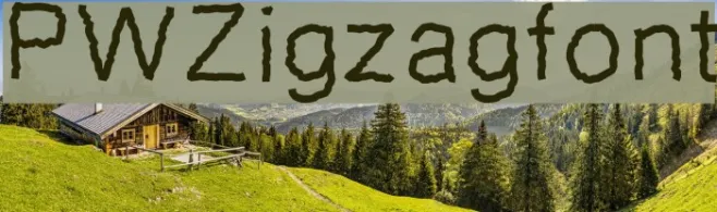 PWZigzagfont Example 2