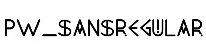 PW_Sans Regular  baixar fontes gratis