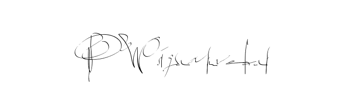 PWsignaturefont Font