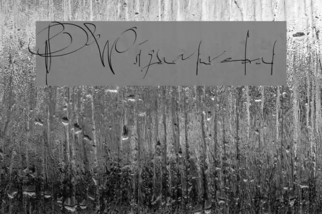 PWsignaturefont Font examples