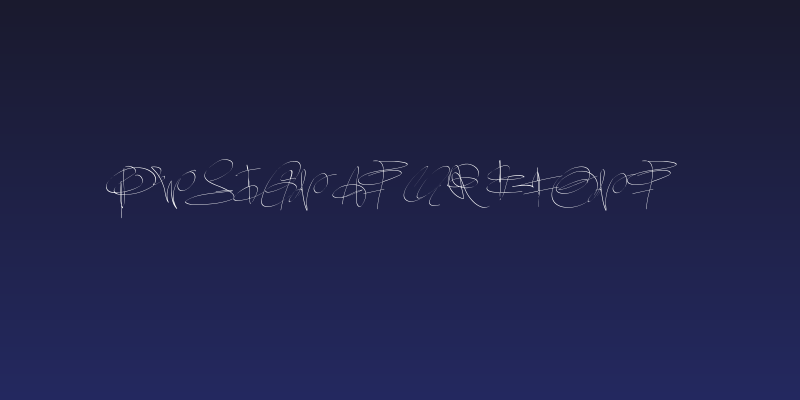 PWsignaturefont Social Header