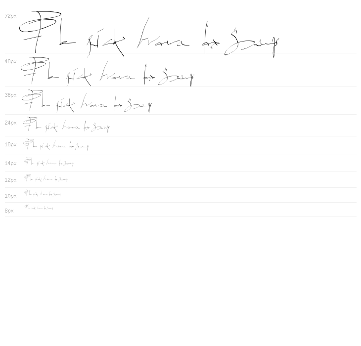 PWsignaturefont Waterfall