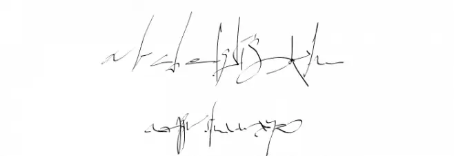 PWsignaturefont 字体 小写