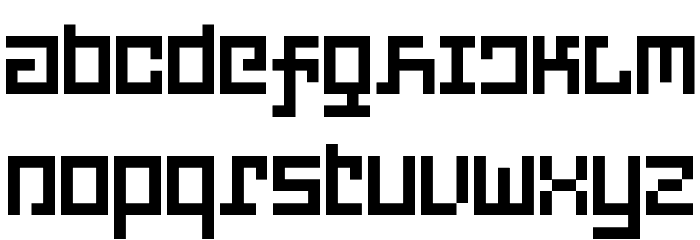 PXFXDisco Font LOWERCASE