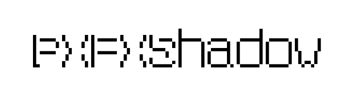 PXFXShadow  免费字体下载