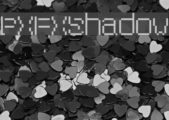 PXFXShadow Font examples