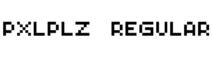 PXLPLZ Regular  font caratteri gratis