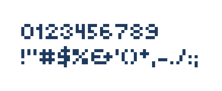 PXLPLZ Regular Other Characters