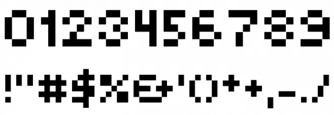 PXLPLZ Regular Font OTHER CHARS