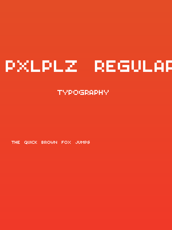 PXLPLZ Regular Poster