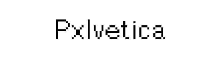Pxlvetica  Descarca Fonturi Gratis