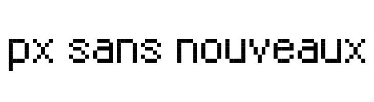 px sans nouveaux  Free Fonts Download