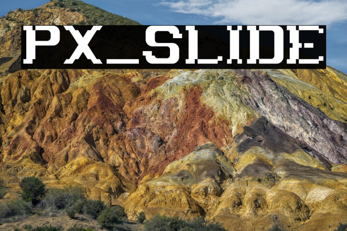 px_slide Font examples