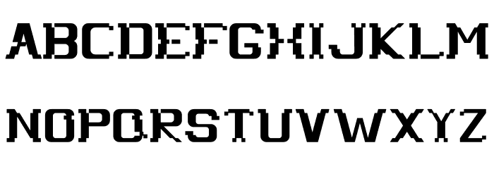 px_slide Font LOWERCASE