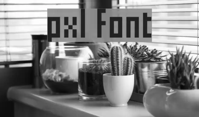 pxl Font examples